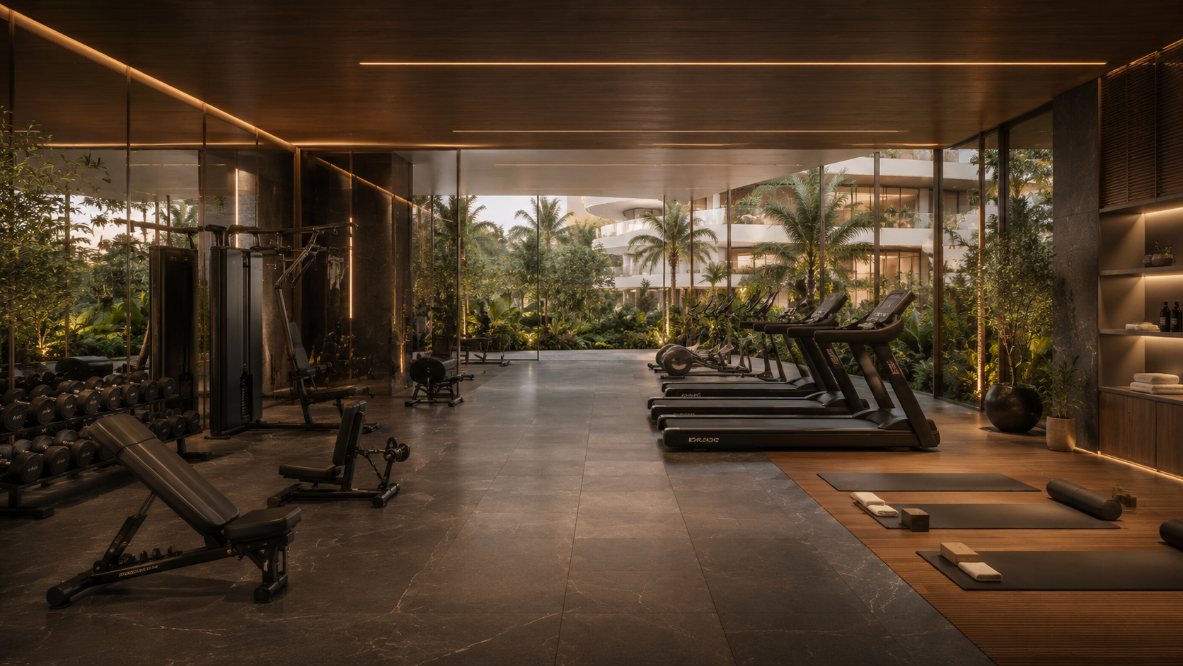 Salle de sport premium